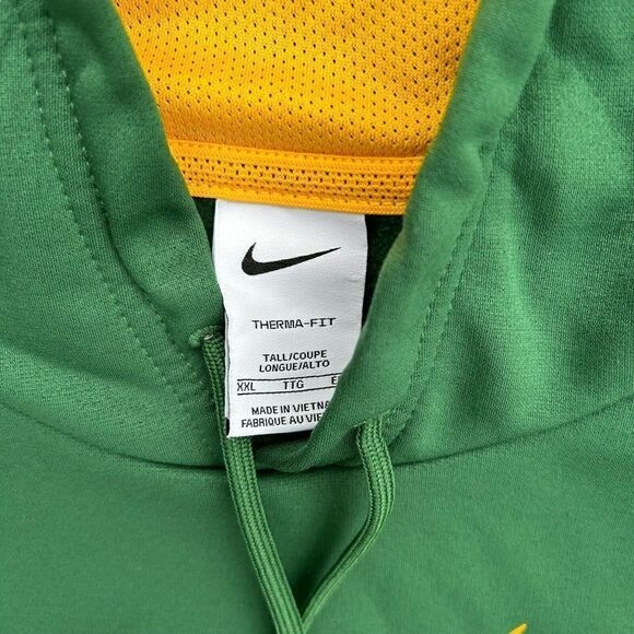 Nike Dri-FIT Baylor Bears Hoodie Green Pullover Men's XXL team issued - Picture 4 of 4
